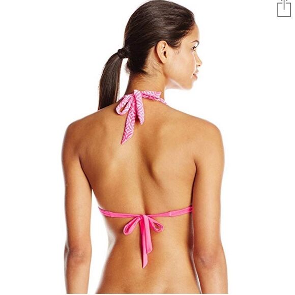 Beach Bunny Coral Reef Halter Bikini Top nwt - Picture 3 of 7